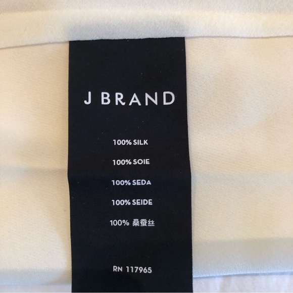 J Brand Finley Spaghetti Strap Cream color Silk Cami Size M - Picture 9 of 14